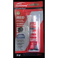 MERAH Handsome Red Silicone Gasket Glue 32gr / Handsome High Temp Red Gasket Glue 32gr