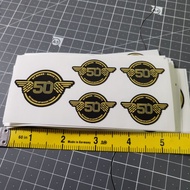 GT bicycle 50 Years sticker set