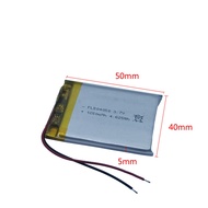 504050 3.7V 1300/1500mAh 2 wire 3 wire  Rechargeable Lithium Polymer Battery