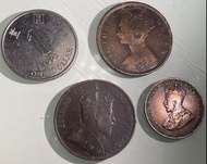 香港1901年維多利亞女皇錢幣愛德華喬治五世