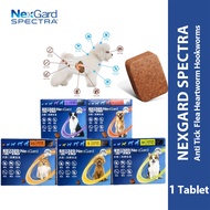 NexGard Spectra for Dogs All-in-One Flea, Tick & Worm Protection 1Tablet