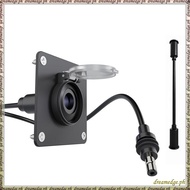 [S D K G] IP67 Waterproof DC 5.5x2.1 Female Socket for  , for RV,  Marine- Aluminum Wall Mount Adapt