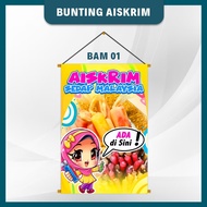🔥HOT SALE🔥  BUNTING AIS KRIM MALAYSIA | SIAP CEPAT & MURAH