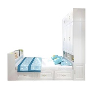 Bed Multi-Function Floor Integrated Tatami Bed Frame Combination Platform Bed With Wardrobe Tatami B