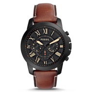 [PROMO]Fossil FS5241 Men's Grant Chronograph Quartz Luggage Leather Watch