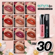 PROMOSI MERDEKA BELI 4 RM100 ephyra lipmatte lipstick long lasting original