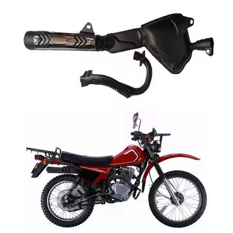 Motorcycle Muffler for Jialing Honda Zongsheng JH125L JH150L ZS125GY ZS150GY CQR250 XL125S Dirtbike