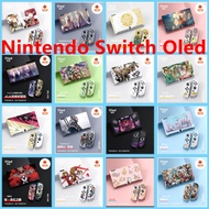 75 Colors Split Design Protective Case Compatible with Nintendo Switch OLED Soft TPU Cover for New 7