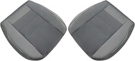 NLQR Driver and Passenger Side Bottom Replacement Cloth Seat Covers #2E or 3E Med Flint Gray Compati