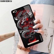 Soft Case Glass Xiaomi Redmi 5A Case Glass Kaca Fashion Dragon Aesthetic Keren [ Beli Case ] Pelindu