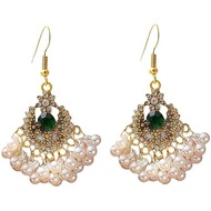 Indian Bohemian Women Earrings Unique Gold Tone Hook Accessories Statement Tone Fish Relief Drop Boh