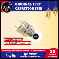 ORIGINAL CAPACITOR 12UF 450VAC ALUMINIUM HIGH Quality 2PIN