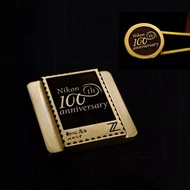 Camera Hot Shoe Cover Cap Metal Brass Shutter Button Fr Nikon ZF 100 Anniversary