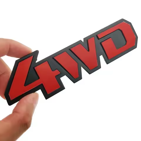 3D Auto Car Styling Chrome Metal Sticker 4WD Emblem Badge Rear Decal Logo for Toyota Impreza Subaru 