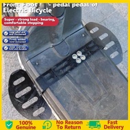 Steel Ebike Pedal Set Foot Rest Foldable Footrest Pedal Replacement for Ebike Bicycle
