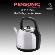 Pensonic PAK-5002 4.2L / ELBA EK-R5336(BK) / EK-R5316(BK) 5 LITRE Stainless Steel Electric Kettle Ce