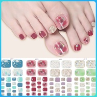 Nail Stickers High quality Materials 22 Toe Nail Stickers Health  amp  Beauty Stylish And Sophisticated Explosive Toe Stickers Nail Art Light And Breathable BEGIN_sg