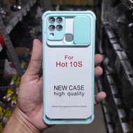 Casing Infinix Hot 10s Slide Case Clear With Camera Protaction