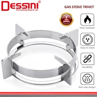 DESSINI ITALY Stainless Steel Gas Stove Trivet Pot Stand Pan Support Rack Cooktop Holder Penyangga P