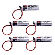 KANGLEUS (5-Pack) ER6V/3.6V ER6VC119A/119B PLC Non-Rechargeable Battery for PLC M70 3.6V 2400mAh Lit