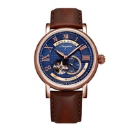Aries Gold Automatic Inspire G 903A Rg Bu Brown Leather Men Watch