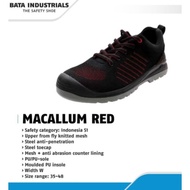 MERAH Bata Macallum Red Safety Shoes - Red