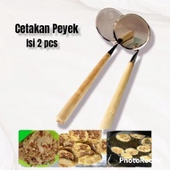 2pcs Cetakan Peyek Bulat Cetakan peyek Kacang Cetakan peyek Teri