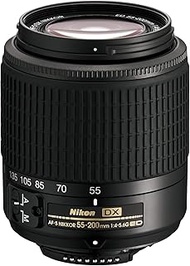 Nikon 55-200mm f/4-5.6G ED AF-S DX Autofocus Zoom Lens - International Version (No Warranty)