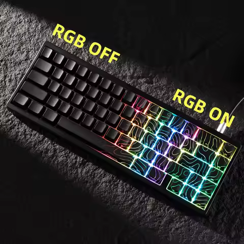 XVX Phantom Keycaps Topographic New Version Pattern keycaps Shine-Through OEM Profile IMD-Tech Skin 