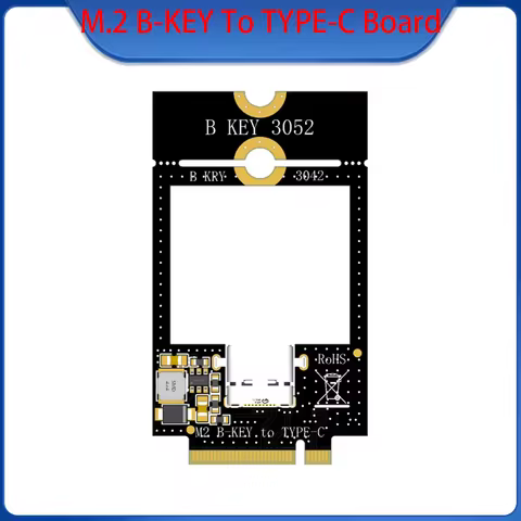 NGFF M2 B KEY to TYPE - C 3.0 Adapter Board M.2 B - Key WWAN 4G Network Card Slot to TYPE - C Ultra-