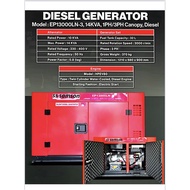 14KVA / 10KVA Silent Diesel Generator Soundproof Generator 3 Phase