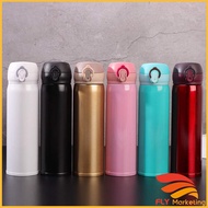 7 Colours 500ML Thermos Bottle Double-Layer Stainless Steel Botol Vacuum Flask Thermos Bottle