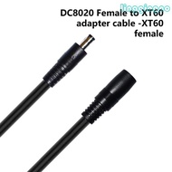 RR DC5521 Male to DC8020 Female Power Supply Cable for Power Sources Vehicle