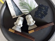 曙MUSE 防毒面具摩艾木底名片架  辦公室 擴香石 手作 創意