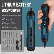3.6V Cordless Electric Screwdriver Rechargeable 1300mah Lithium Battery Mini Drill Power Tools Set Household Maintenance Repair