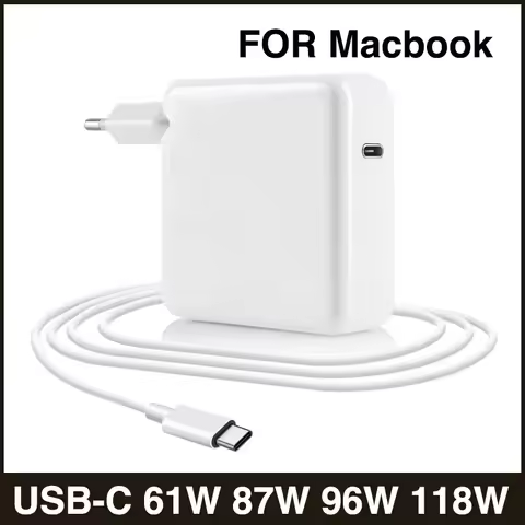 61W 87W 96W 118W PD USB-C Laptops Power Adapter Type C Fast Charger For MacBook Air Pro 12 13 inch 2