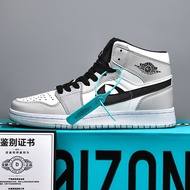 AJ High-top black and white panda, black-orange, Dior gray high-quality cold-bonded men's shoes, mes