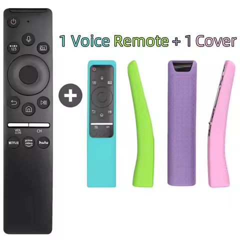Replacement Voice Remote for All Samsung Smart Curved Frame QLED LED LCD 8K 4K TVs with Voice Functi