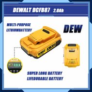 DeWalt DCFB87 20V MAX Bateri Lithium 2.0Ah/4.0Ah/6.0Ah XR Li-Ion dengan Indikator LED & Ciri Keselam