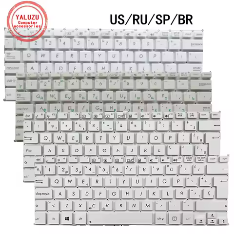 US/RU/SP/BR English NEW Laptop Keyboard For ASUS X200 X200CA X200MA X200LA X201E X201S X202 X202E F2