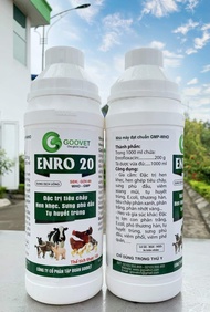 Dung dịch uống ENRO 20 chặn đứng ti.êu chảy hô hấp dùng trong chăn nuôi gia súc gia cầm chai 100 ml
