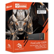 Seagate FireCuda 530R 1TB Gen4 PCIE SSD Solid State Drive With Radiator