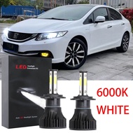 New ชุดหลอดไฟหน้าฮาโลเจน LED 6000K 2014-2016 แบบเปลี่ยน สําหรับ Honda CIvic (FB) 9thGen 2014-2016