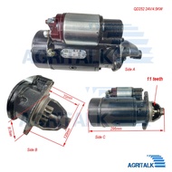 Starter motor 24V QD252 for loader like ZL12F with Changchai 4L68 / QD252H for loader ZL08F , send u