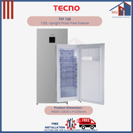 Tecno TFF 120 120L Upright Frost Fre Freezer