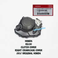 HONDA RS150 V1 V2 V3 V4 RSX CLUTCH COVER RIGHT CRANKCASE COVER ORI 11330-K45-N40 COVER KANAN - 100% 