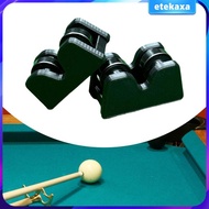 [Etekaxa] 2 Pieces Billiard Cue Straightness Checker, Pool Cue Roller Tool, Snooker Club Straightnes