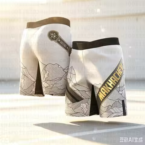 Islam Makhachev Boxing Training Shorts Kid Summer Fitness Running Casual Shorts Loose Breathable Com