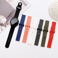 20mm 22mm Woven Textured Silicone Watchband For Samsung Galaxy Watch4 3 Active 2 Gear S3/ Amazfit GTS Bip Bracelet Strap