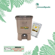 Green Spade - EM Composting Bin 19L + Bokashi powder 1kg